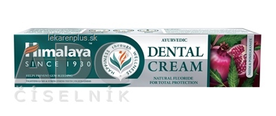 Himalaya Dental krém s nimbou a granátovým jablkom Ayurvedic Dental Cream Neem & Pomegranete 1x100 g