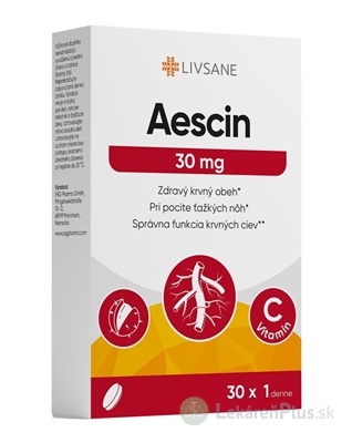 LIVSANE Aescin 30 mg tbl 1x30 ks