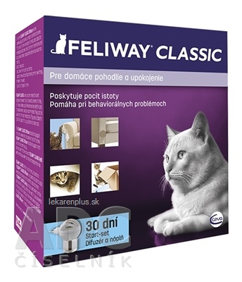 FELIWAY CLASSIC difúzer + náplň na upokojenie pre mačky (1 ks + 48 ml) 1x1 set