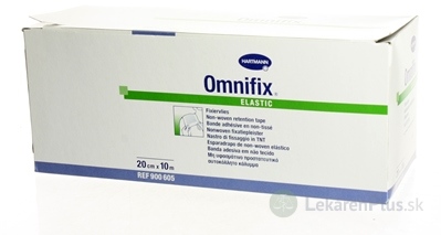 OMNIFIX ELASTIC hypoalergénna náplasť fixačná z netkaného textilu (20cmx10m) 1x1 ks