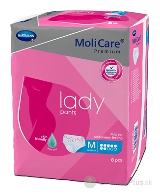 MoliCare Premium lady pants 7 kvapiek M inkontinenčné naťahovacie nohavičky 1x8 ks