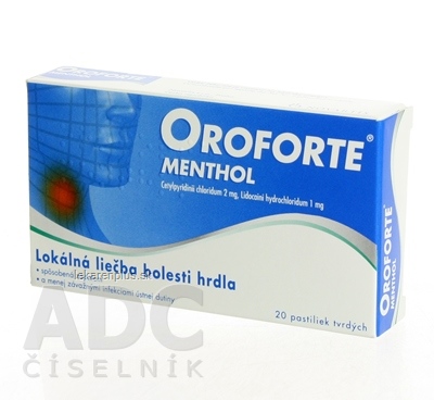 OROFORTE menthol pas ord 1x20 ks