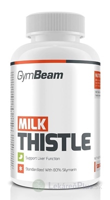 GymBeam MILK THISTLE cps (pestrec mariánsky) 1x120 ks