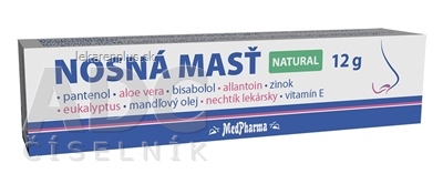 MedPharma NOSNÁ MASŤ NATURAL 1x12 g