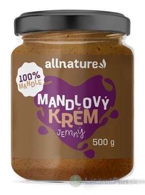 Allnature MANDĽOVÝ KRÉM jemný 1x500 g