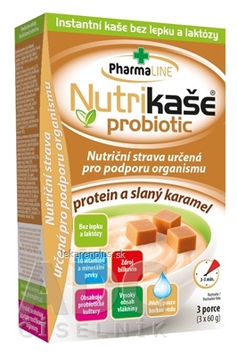 Nutrikaša probiotic - proteín a slaný karamel 3x60 g (180 g)