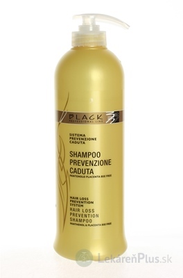 BLACK SHAMPOO PREVENZIONE šampón s placentou 1x500 ml