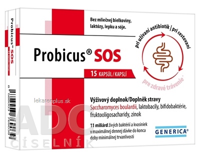 GENERICA Probicus SOS cps 1x15 ks