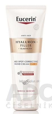 Eucerin HYALURON-FILLER+ELASTICITY Krém na ruky s depigmentačným účinkom, SPF 30, 1x75 ml