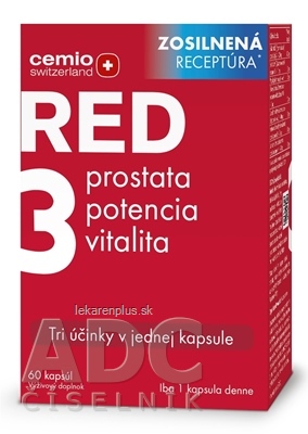 Cemio RED3 cps (zosilnená receptúra 2024) 1x60 ks