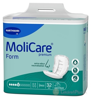 MoliCare Premium Form 5 kvapiek vkladacie plienky, savosť 1662 ml, 1x32 ks