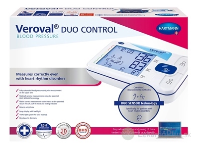 Veroval DUO CONTROL Large tlakomer digitálny ramenný s manžetou L (32-42 cm) 1x1 ks