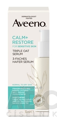 Aveeno CALM+RESTORE Triple oat serum pleťové sérum 1x30 ml