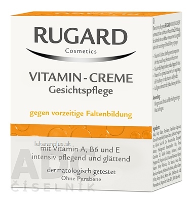 RUGARD VITAMÍNOVÝ KRÉM pleťový krém proti predčasným vráskam 1x100 ml