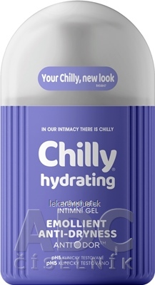 Chilly hydrating intímny gél pre hydratáciu pokožky 1x200 ml