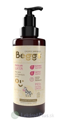 Beggs BABY&KIDS Detská MICELÁRNA VODA čistiaca 1x200 ml