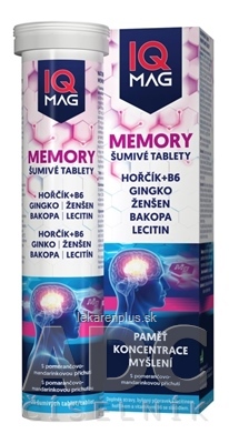 IQ MAG MEMORY šumivé tablety 1x20 ks