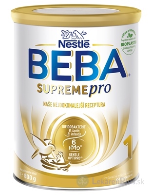 BEBA SUPREME pro 6HM-O 1 počiatočná mliečna výživa (od narodenia)(inov.2024) 1x800 g