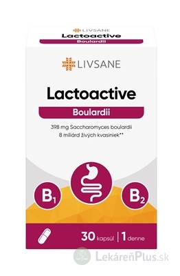 LIVSANE Lactoactive Boulardii cps 1x30 ks