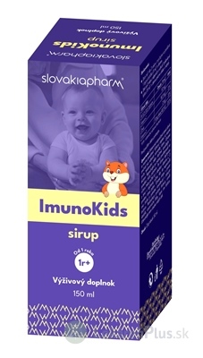 Slovakiapharm ImunoKids sirup pre deti od 1 roka, 1x150 ml