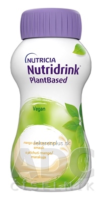 Nutridrink PlantBased s príchuťou mango/marakuja 4x200 ml (800 ml)