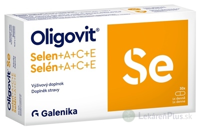 Oligovit Se cps (selén + vitamín A, C, E) 1x30 ks