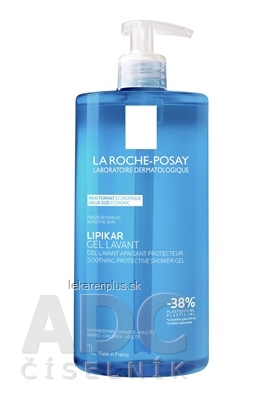 LA ROCHE-POSAY LIPIKAR GEL LAVANT krémový čistiaci gél, s pumpičkou 1x1000 ml