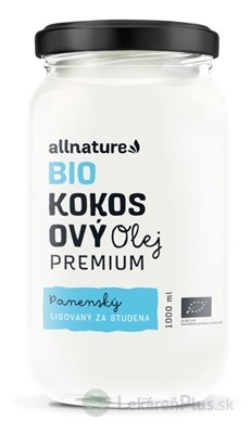 Allnature BIO KOKOSOVÝ olej PREMIUM 1x1000 ml