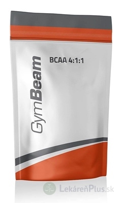 GymBeam BCAA 4:1:1 orange, prášok na prípravu nápoja 1x500 g