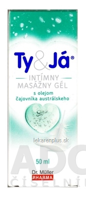 Dr. Müller Ty&Já INTÍMNY MASÁŽNY GÉL s olejom čajovníka austrálskeho 1x50 ml