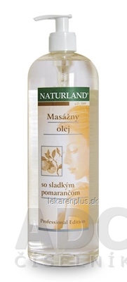 NATURLAND MASÁŽNY OLEJ SO SLADKYM POMARANCOM 1x1000 ml