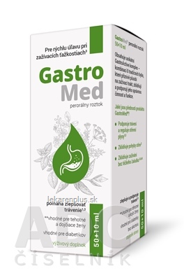 GastroMed perorálny roztok 50+10 (60 ml)