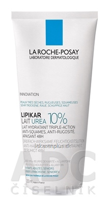 LA ROCHE-POSAY LIPIKAR LAIT UREA 10% telové mlieko 1x200 ml