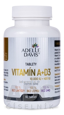 Adelle Davis VITAMÍN A+D3 tbl 1x60 ks