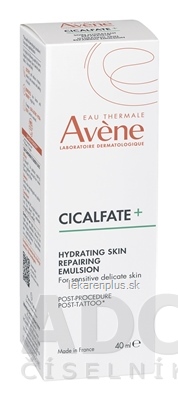 AVENE CICALFATE+ Hydratačná EMULZIA obnovujúca, pre citlivú a krehkú pokožku 1x40 ml