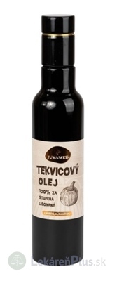 JUVAMED TEKVICOVÝ OLEJ 100 % za studena lisovaný 1x250 ml