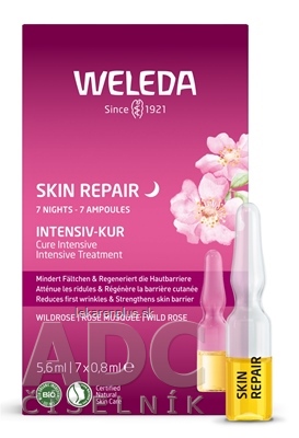 WELEDA Skin Repair 7 dňová Intenzívna kúra divoká ruža, ampuly (po 0,8 ml) 1x7 ks