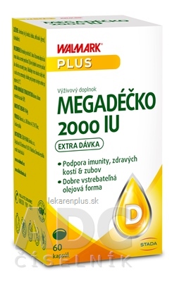 WALMARK Megadéčko 2000 IU cps (inov. 2024) 1x60 ks