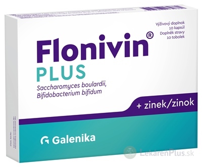 Flonivin PLUS cps (Saccharomyces + Bifidobacterium + zinok) 1x10 ks