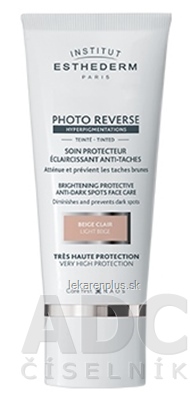 ESTHEDERM PHOTO REVERSE BRIGHTENING FACE CARE ochranný krém, svetlý odtieň 1x50 ml