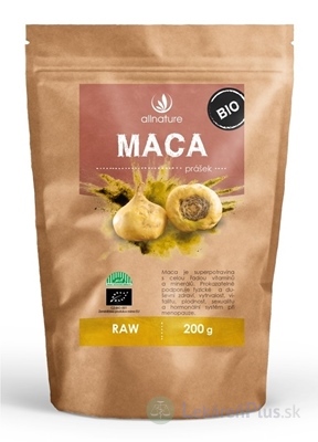 Allnature MACA BIO RAW prášok 1x200 g