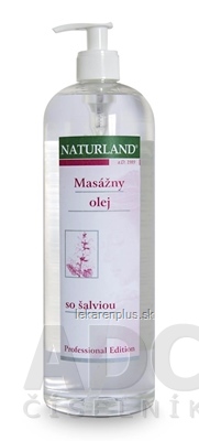 NATURLAND MASÁŽNY OLEJ SO ŠALVIOU 1x1000 ml