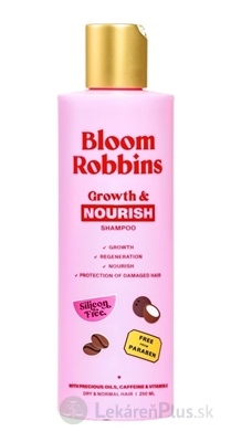 Bloom Robbins Growth & NOURISH SHAMPOO šampón na suché a normálne vlasy 1x250 ml