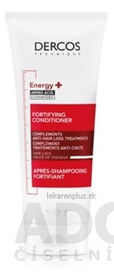 VICHY DERCOS ENERGY+ FORTIFYING CONDITIONER posilňujúci kondicionér proti vypadávaniu vlasov 1x200 ml