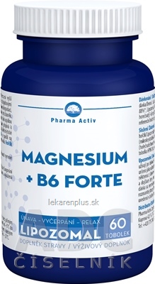 Pharma Activ Lipozomal MAGNESIUM + B6 FORTE cps 1x60 ks