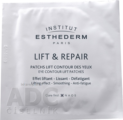 ESTHEDERM LIFT & REPAIR EYE CONTOUR LIFT PATCHES vypínacie očné náplasti (5 vrecúšok po 2 náplasti) 1x10 ks