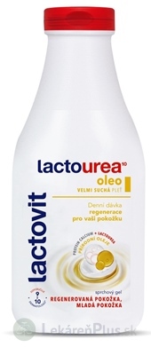 Lactovit LactoUrea Oleo sprchový gél, veľmi suchá pleť 1x500 ml