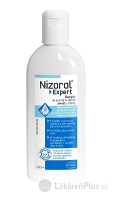 Nizoral Expert šampón na suchú a citlivú pokožku 1x200 ml