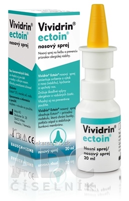 Vividrin ectoin nosový sprej 1x20 ml