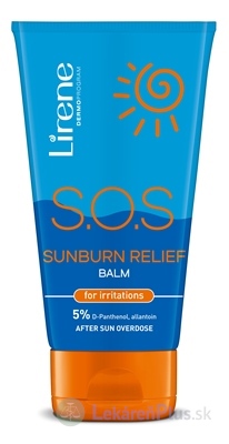 Lirene SOS SUNBURN RELIEF for irritations balzam po opaľovaní, na slnkom podráždenú pokožku1x150 ml